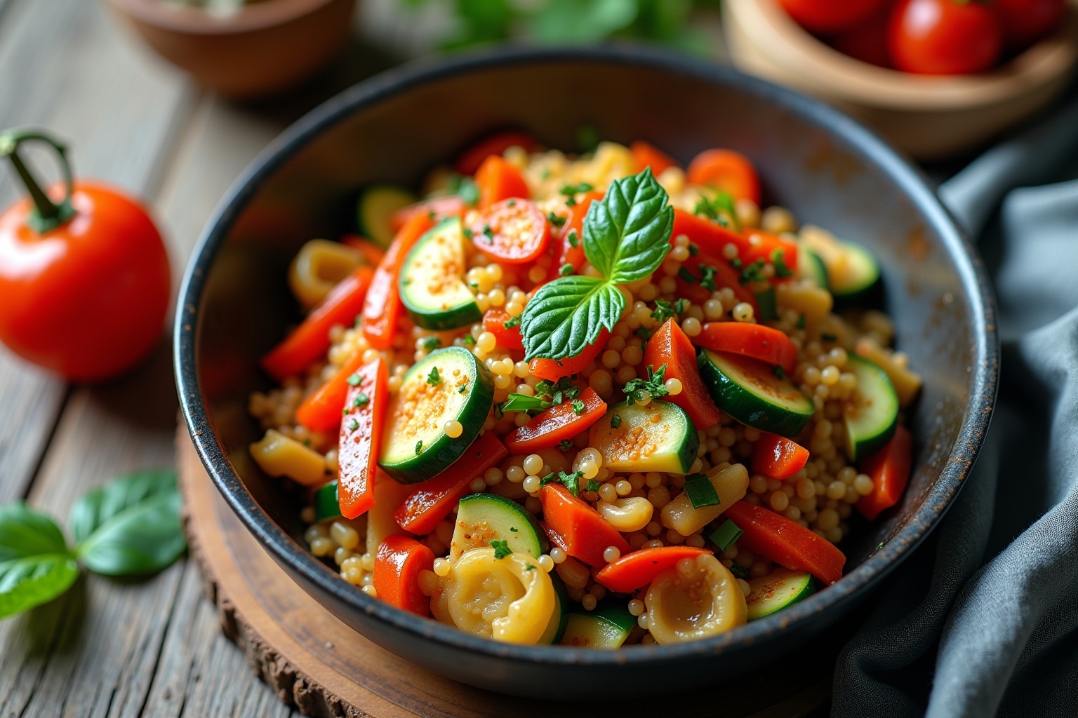 6 Ideen für Vegetarische Gemüsepfanne bunt