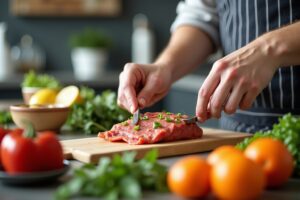 Effiziente Meal Prep Abendessen